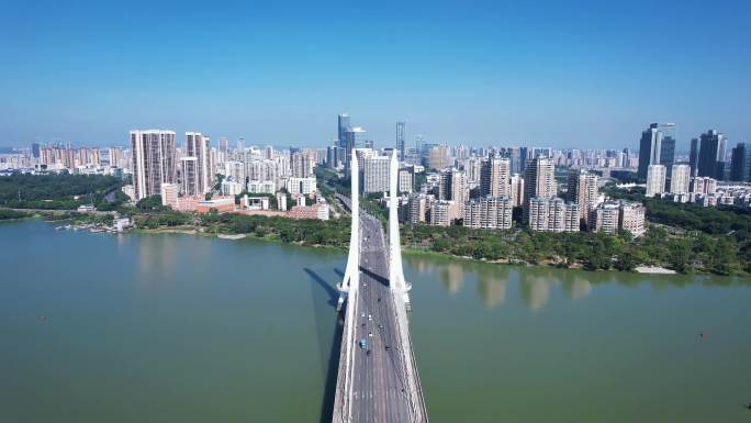 广东惠州合江大桥航拍