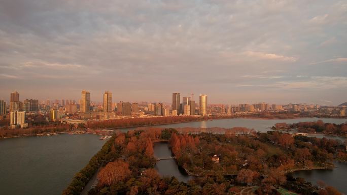 玄武湖日出