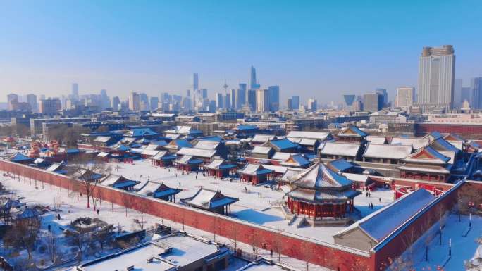 沈阳故宫 雪后沈阳 冰雪旅游