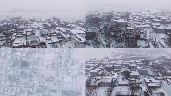 下雪  乡村 暴雪 大雪 下大雪 下暴雪