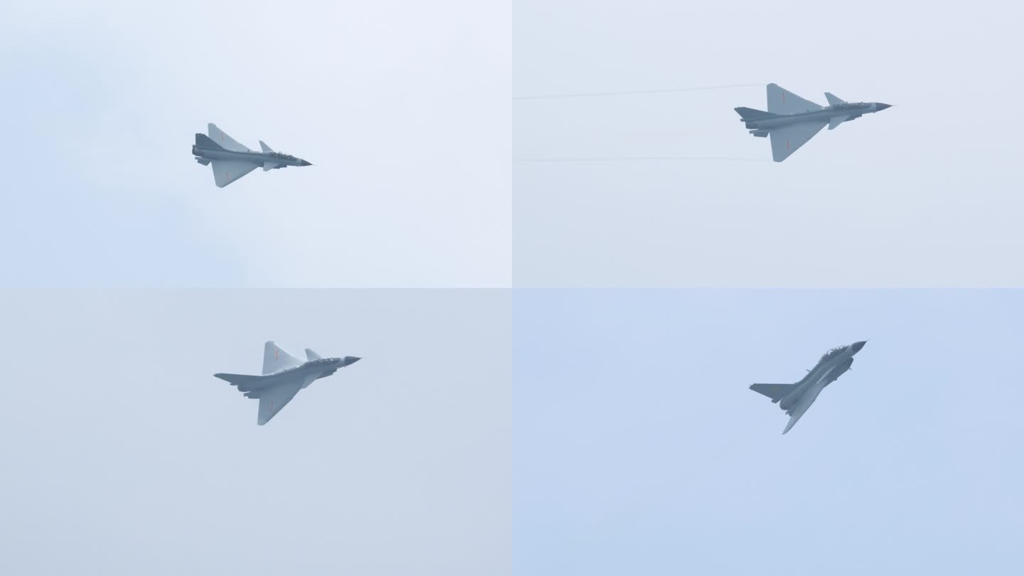 4K高质量：长春航展中国空军歼-10战机