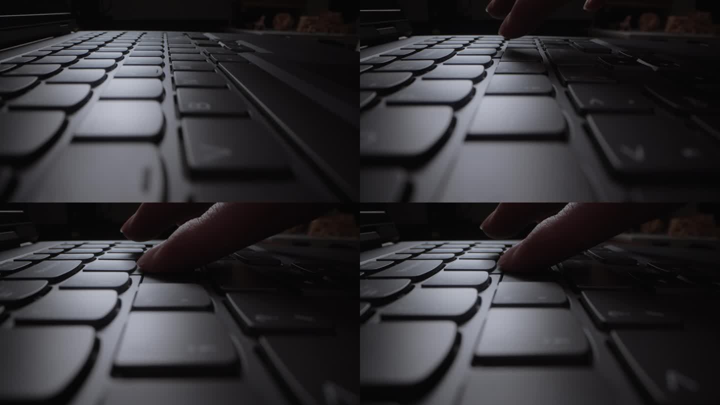 老蛙镜头拍键盘按键确认