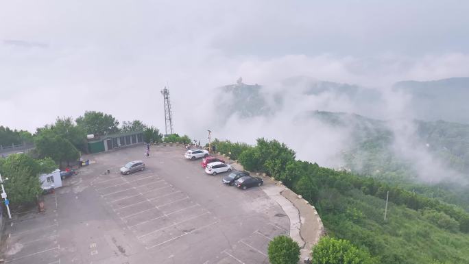 航拍始祖山景区