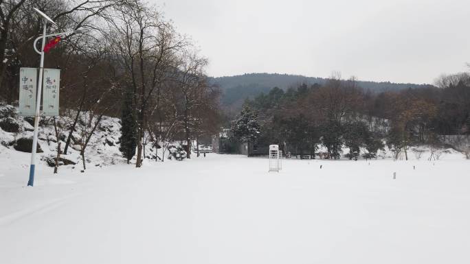 第一视角襄阳鹿门山国家森林公园浩然书院