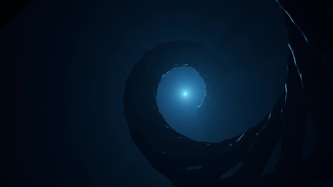 深海深渊孤独穿梭螺旋链条