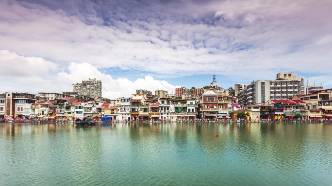 厦门沙波尾天文大潮延时摄影