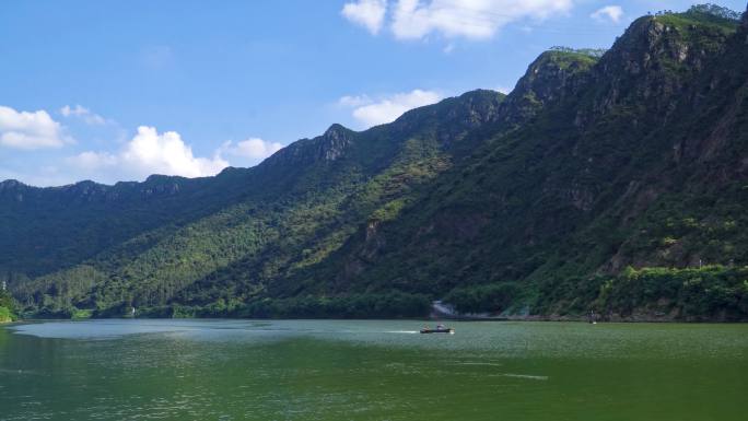 渔村山水风景