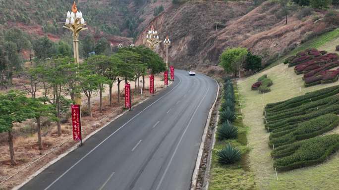 凤凰山景区道路车流