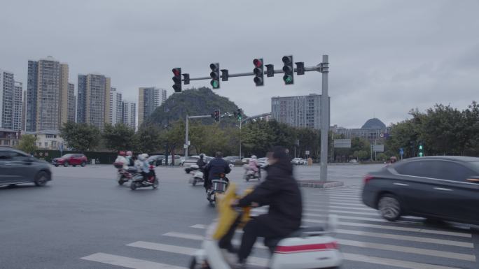 桂林吾悦广场地面延时