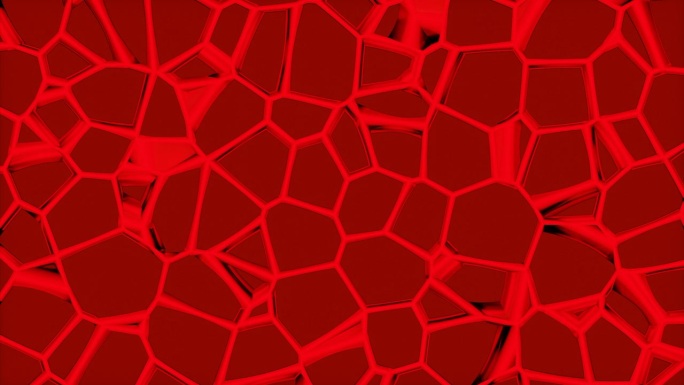 红色的背景。设计。一种由黑色小粒子组成的明亮的装饰品，在抽象中被放大。高品质4k画面
