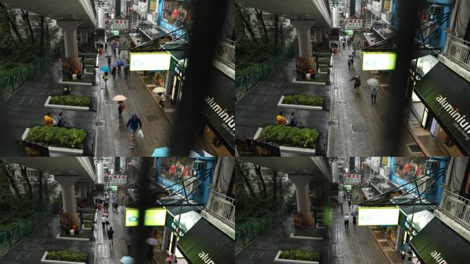 香港普通街景移动逐格