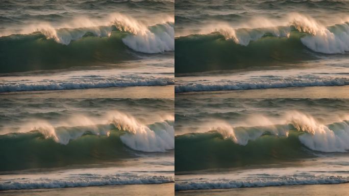 大海海浪阳光海洋浪花海水大气震撼开场片头