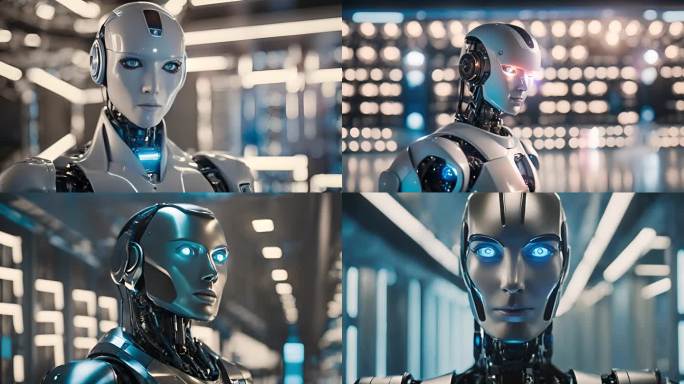 科技人工智能机器人高科技AI产业链