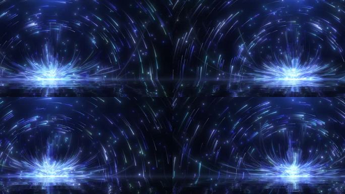 唯美线条舞台背景（无缝循环）