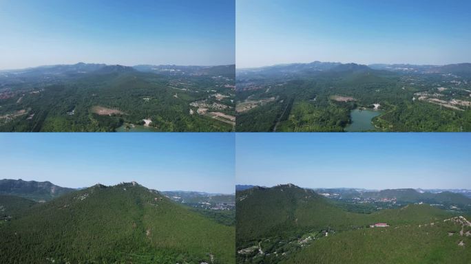 连绵起伏山川航拍