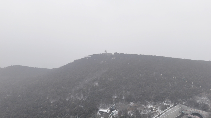 徐州暴雪 下雪 云龙山 雪景 徐州雪景