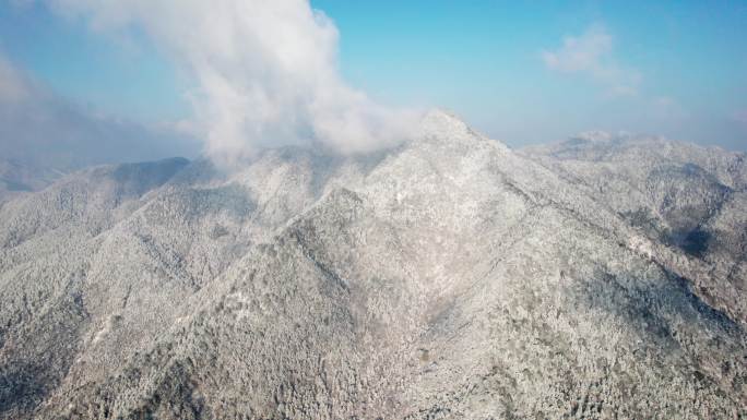 雪山航拍