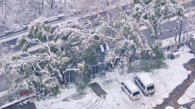 城市冰雪灾害航拍（二）2024年