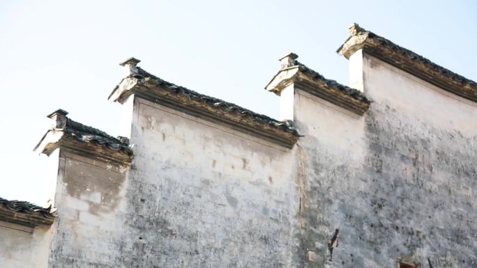 皖南传统古建筑马头墙实拍
