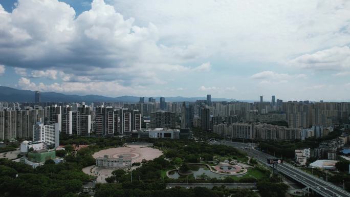 江西赣州城市风光航拍