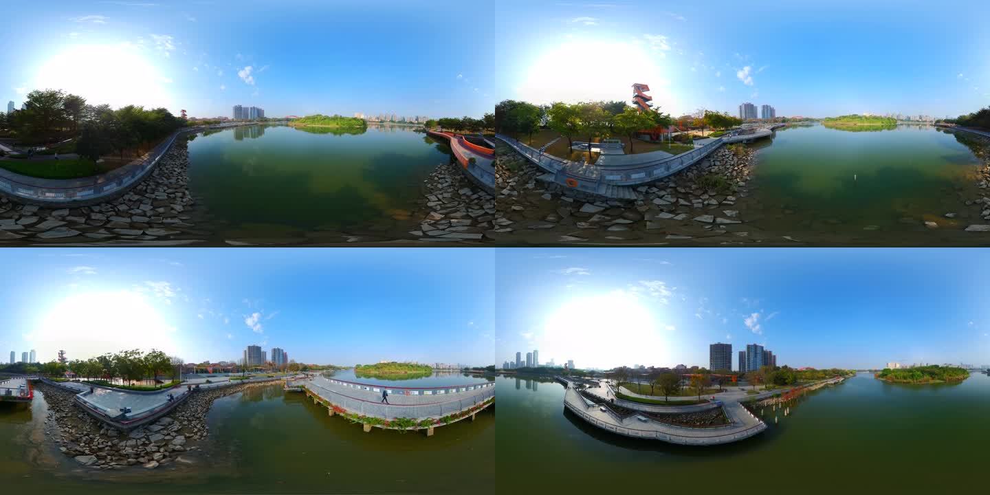 VR全景滨江湿地公园