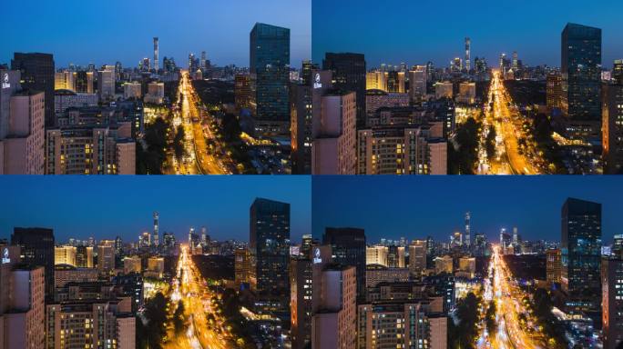 【8K】北京东三环 CBD夜景