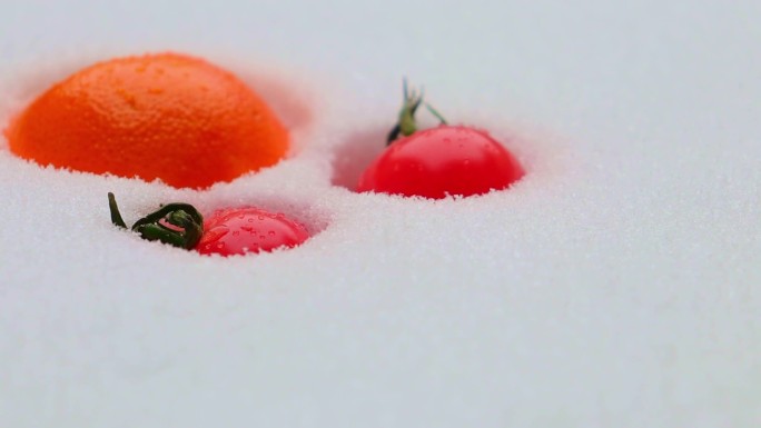 雪花延时拍摄