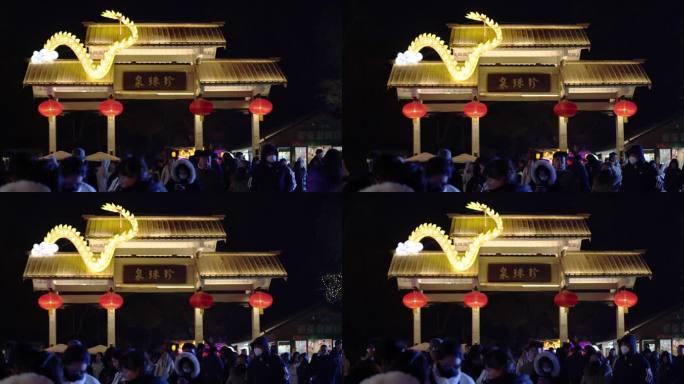 南京珍珠泉游客人山人海