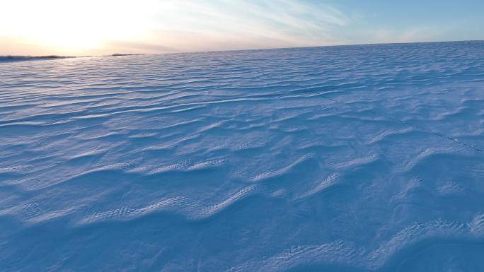 雪地雪原雪野积雪农田