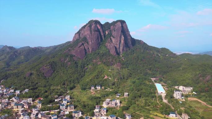 梅州平远南台山 景点风景 南台卧佛景区