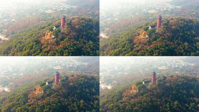 江苏无锡 锡惠公园 惠山古镇 航拍 4K