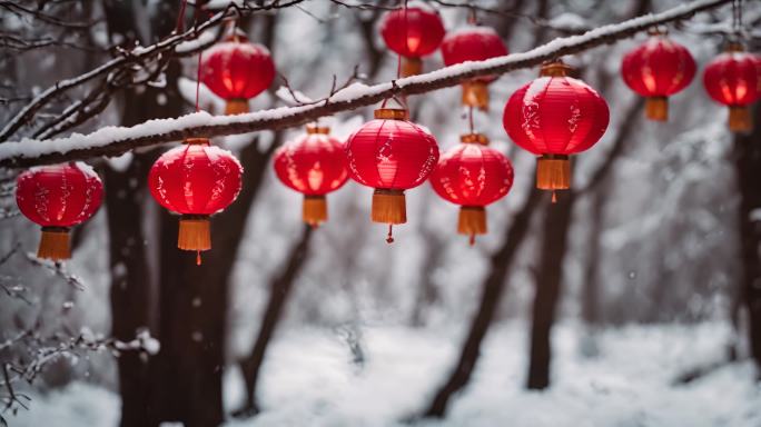 中式不夜城汉唐建筑场景背景