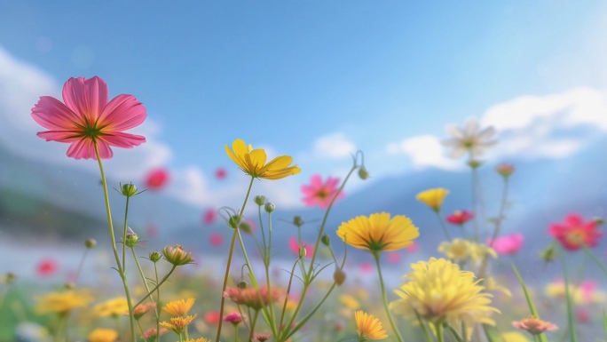 《八颗花瓣的格桑花》舞台背景