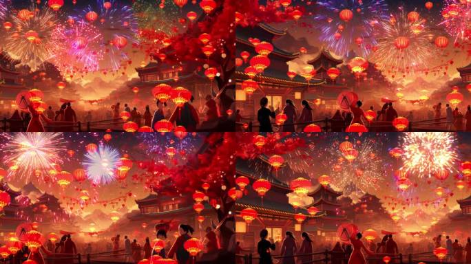 中国传统节日动态背景