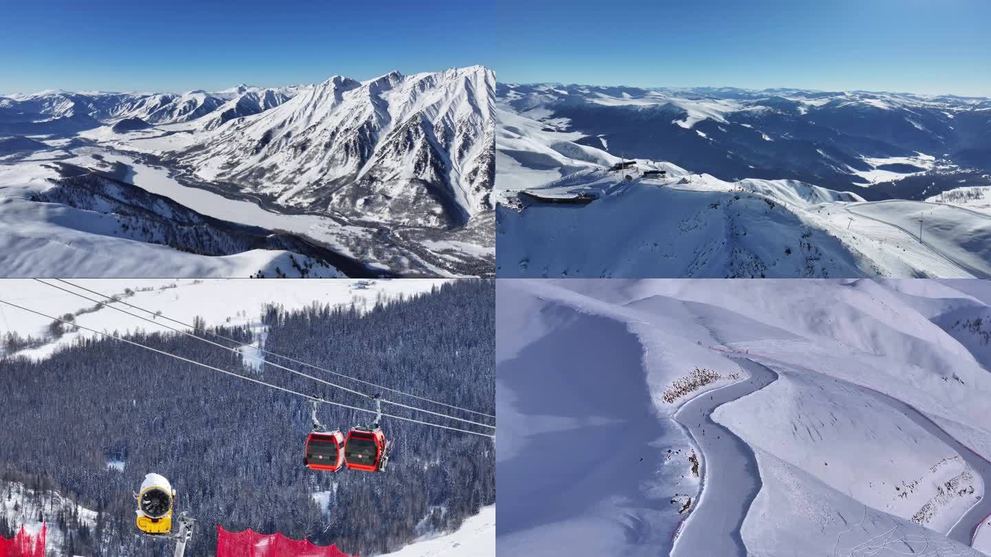 新疆吉克普林滑雪场