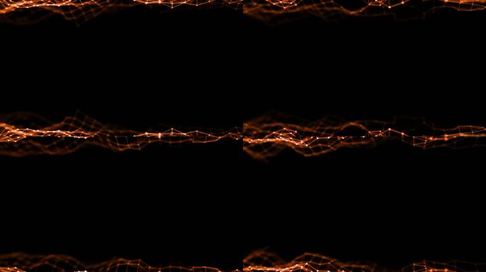 4K动态粒子点线面氛围视频抽象背景板80