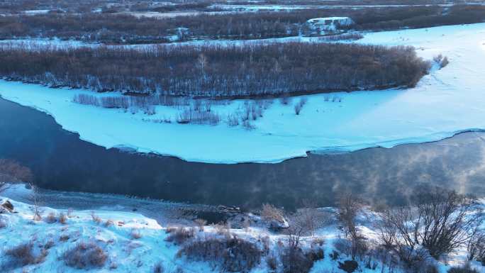 湿地丛林雪地冰河