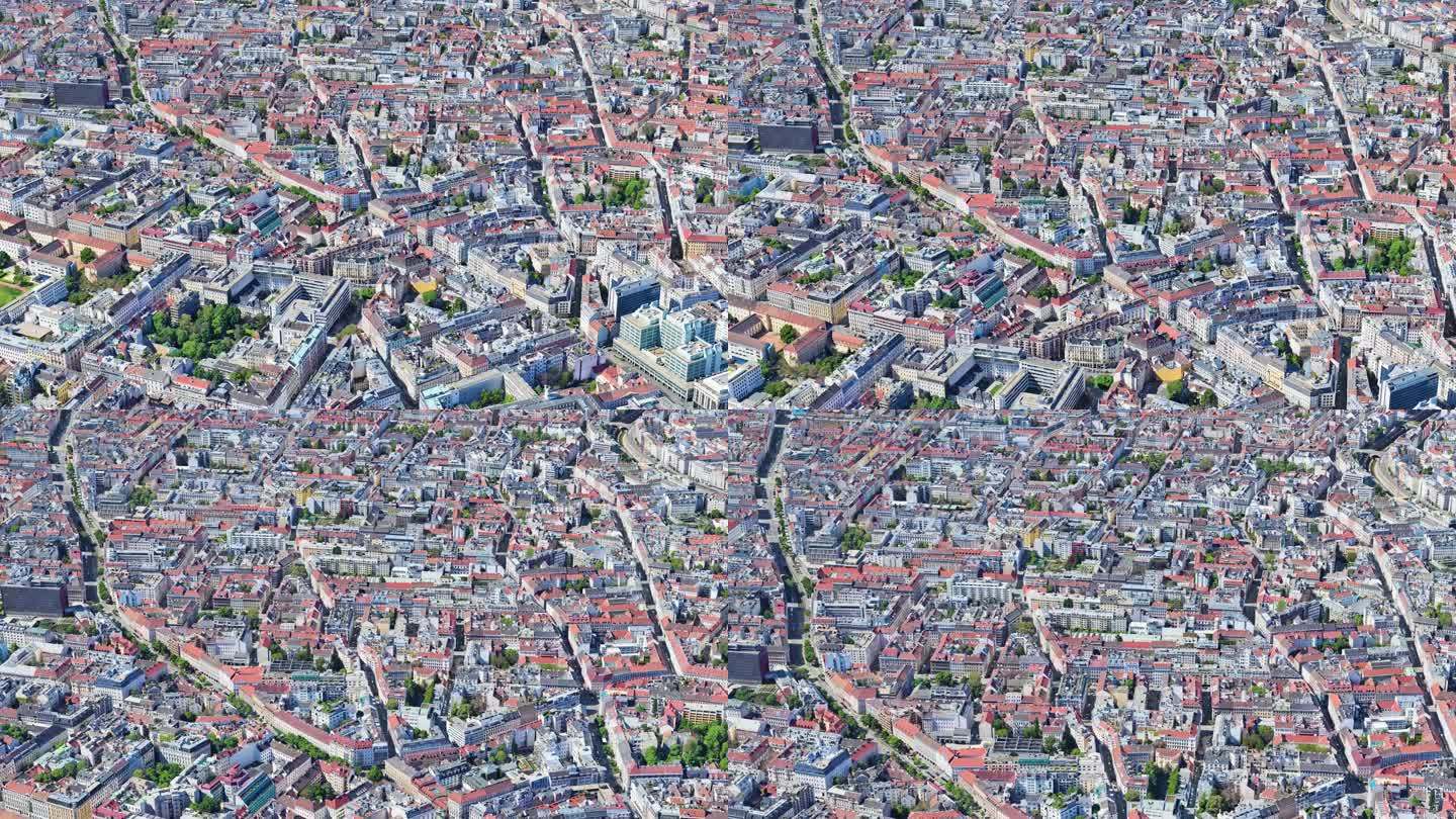 维也纳俯瞰 维也纳素材 维也纳