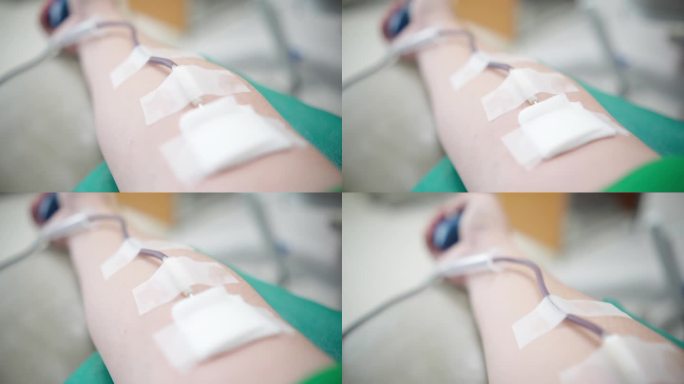 医院献血、保健和爱心概念。