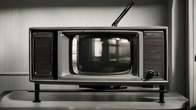 老旧电视机收音机视频素材