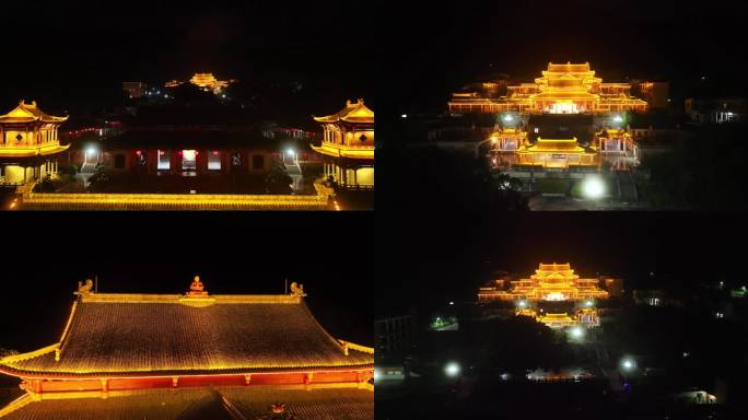 陆丰定光禅寺夜景