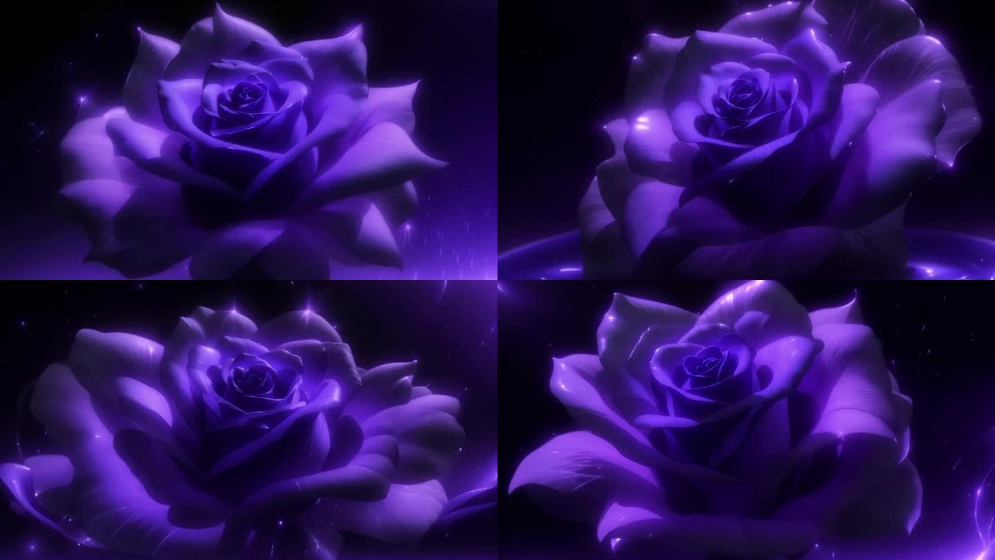 【4k原创】6分钟情人节紫玫瑰
