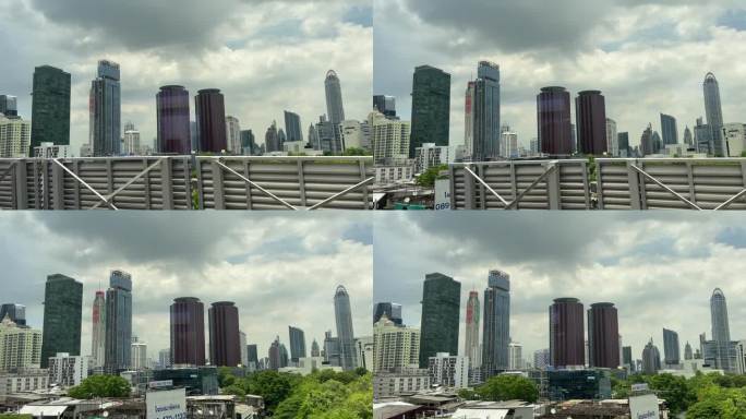原创泰国地铁 曼谷 城市 风景