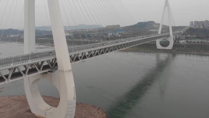 白居寺长江大桥 航拍