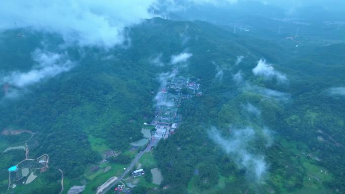 全景航拍陆丰定光禅寺