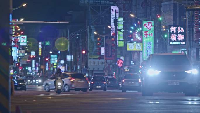 城市 街景 车流 交通 人流 台湾