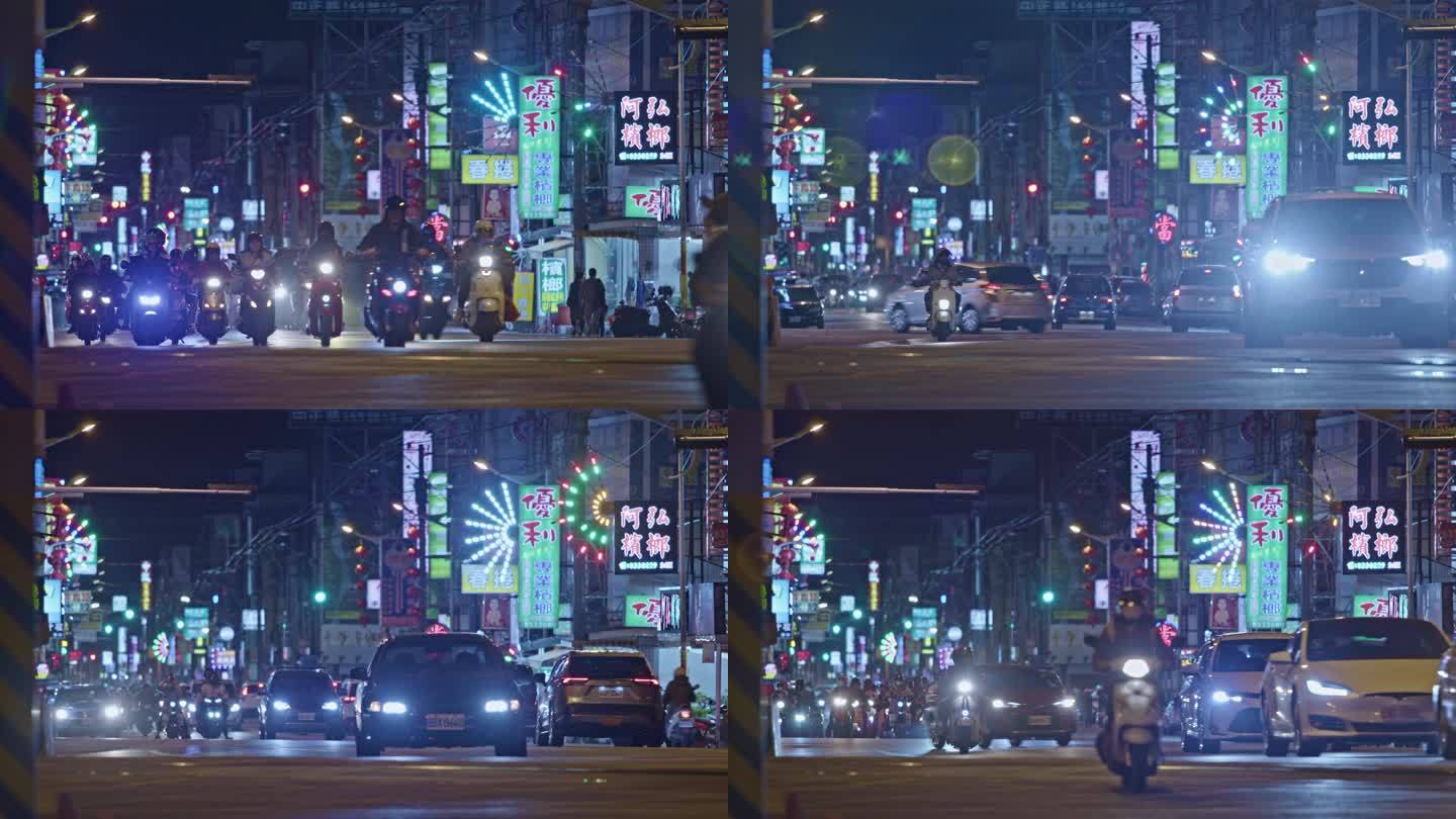 城市 街景 车流 交通 人流 台湾