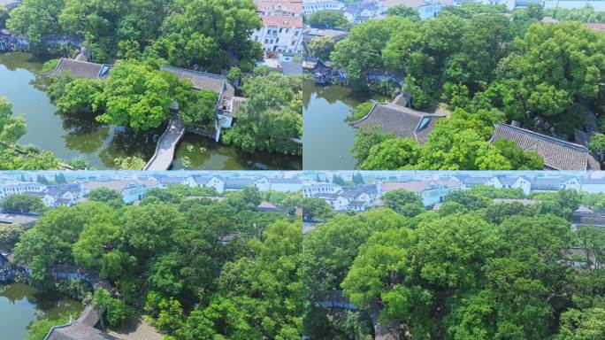 苏州沧浪亭夏天外景