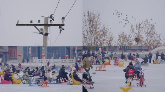 北京春节人文生活城市过年氛围