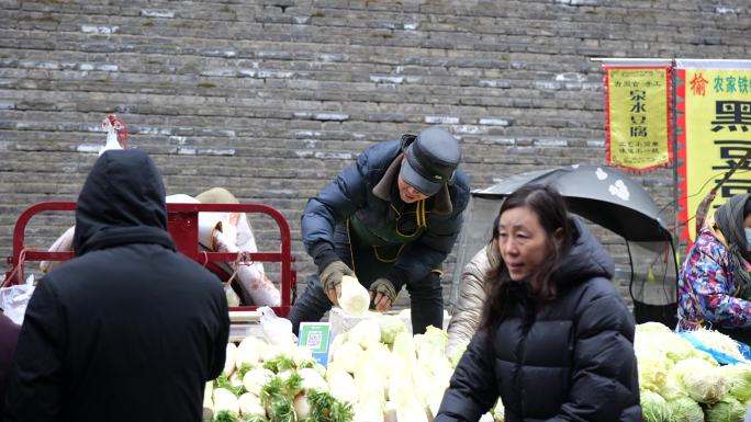 西安小南门早市烟火气